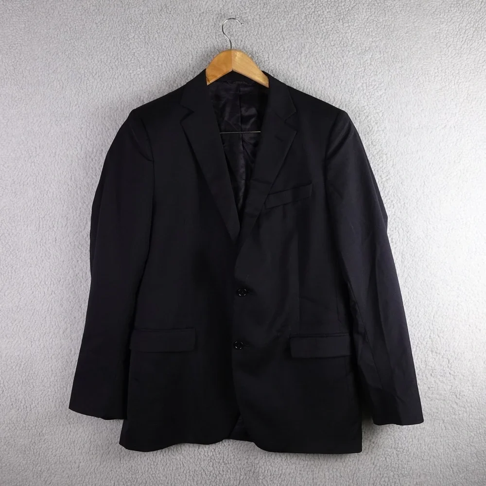 Brooks Brothers 1818 Fitzgerald Blazer Navy Estrato Trabaldo Togna 41L Mens